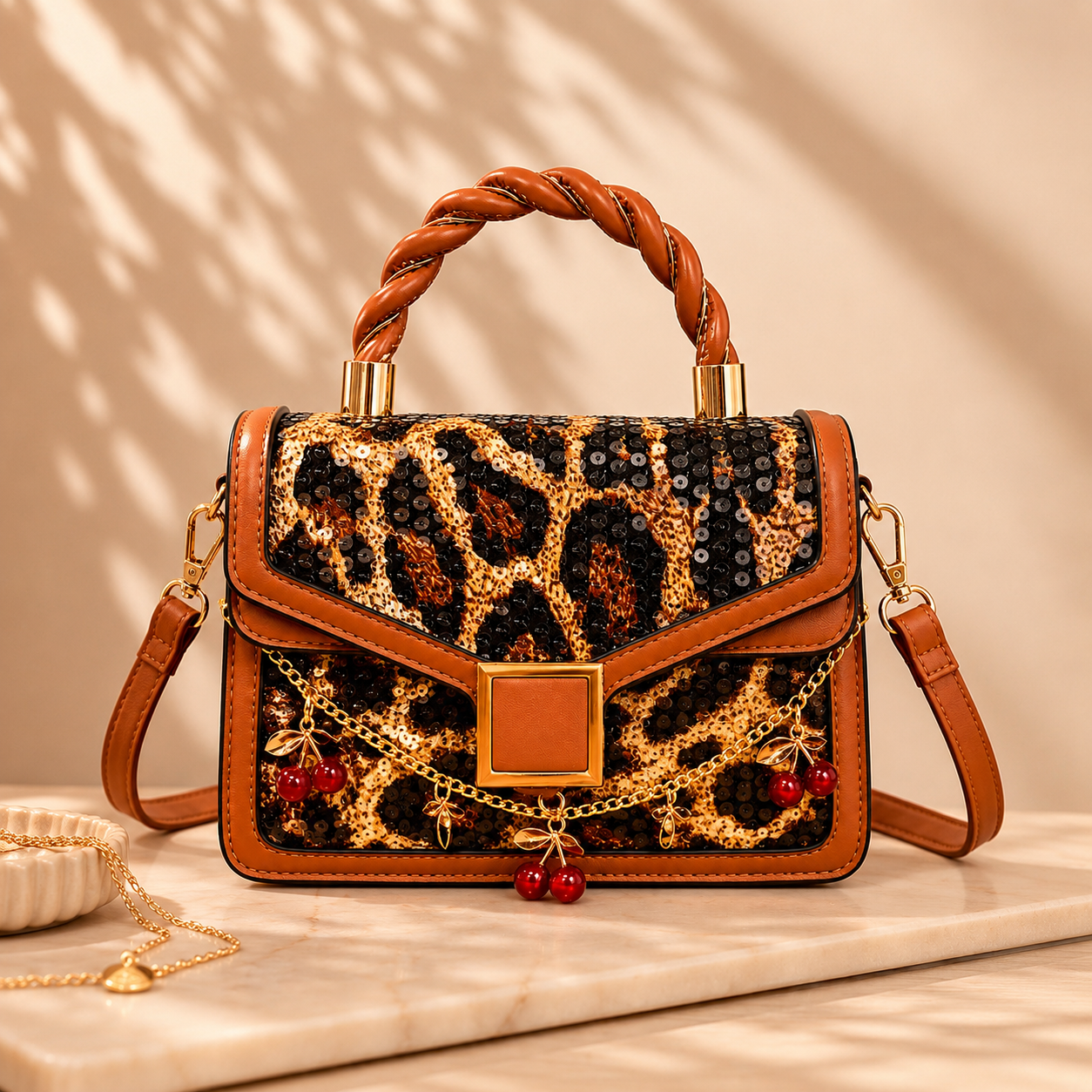 Animal Print Handbag