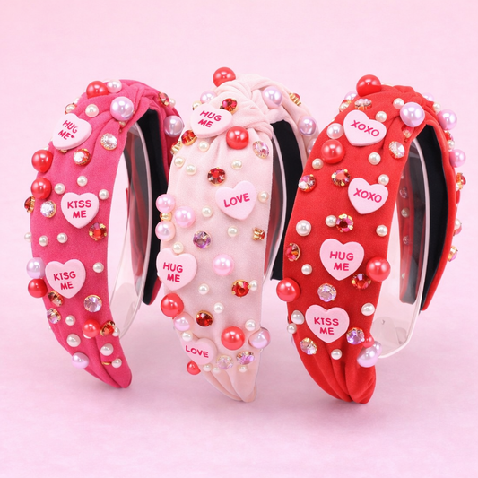 Red Kisses Headband