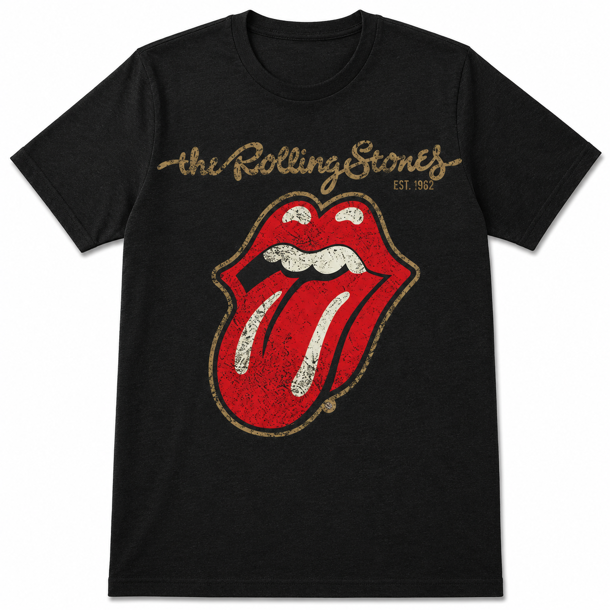 Rolling Stones Plastered Tongue Unisex T-Shirt