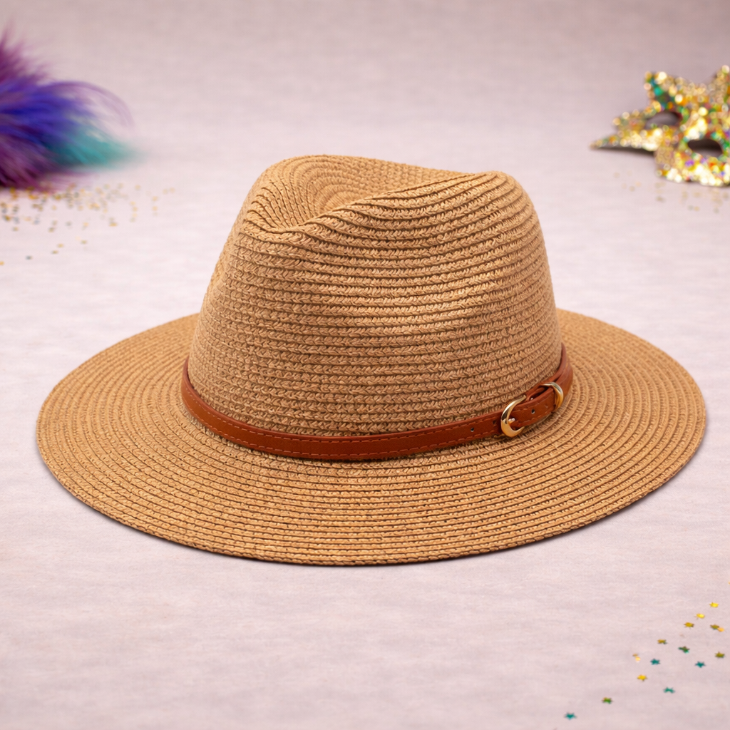 Sold Multi Color Straw Hat