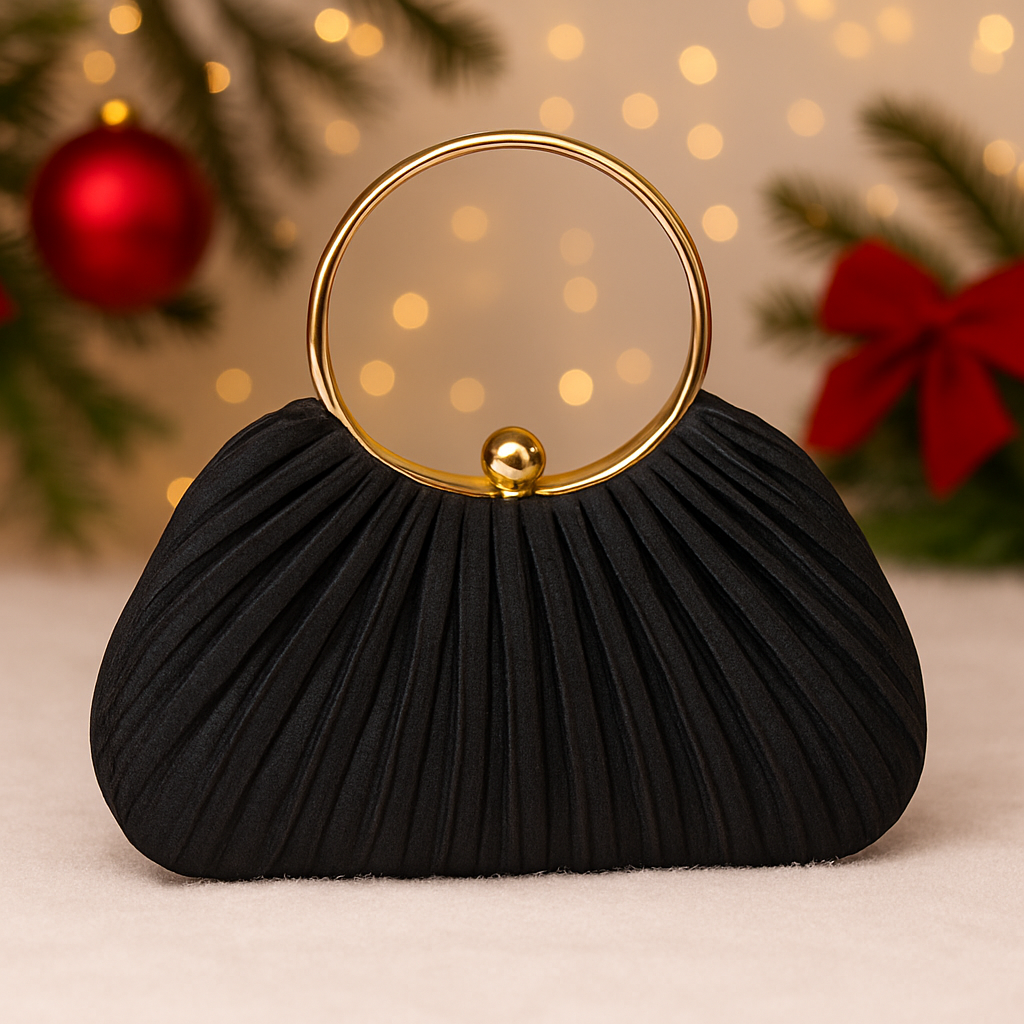 Silver Moonlight Glow Clutch