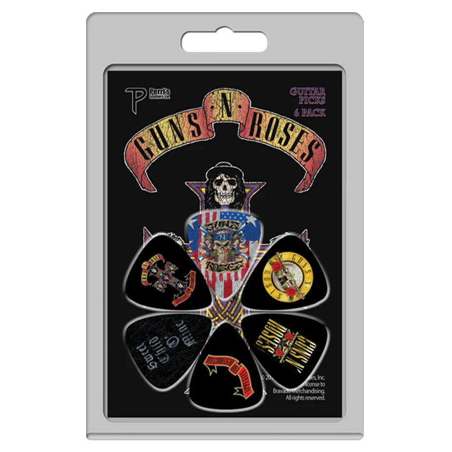 Guns 'N Roses Appetite For Destruction 6 Pack Guitar Picks