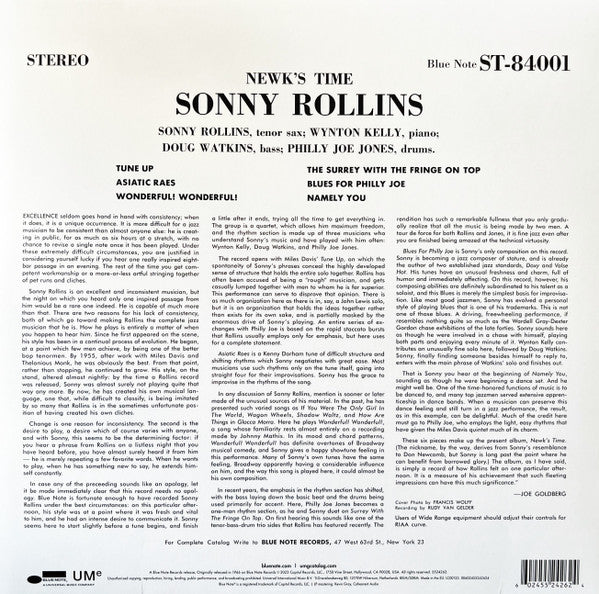 Sonny Rollins - Newk's Time (Blue Note 84001)