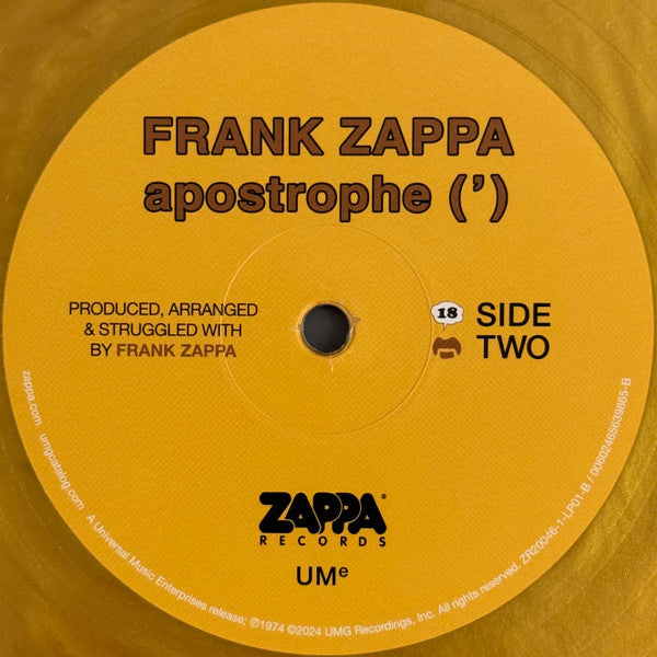 Frank Zappa - Apostrophe (') (Gold)