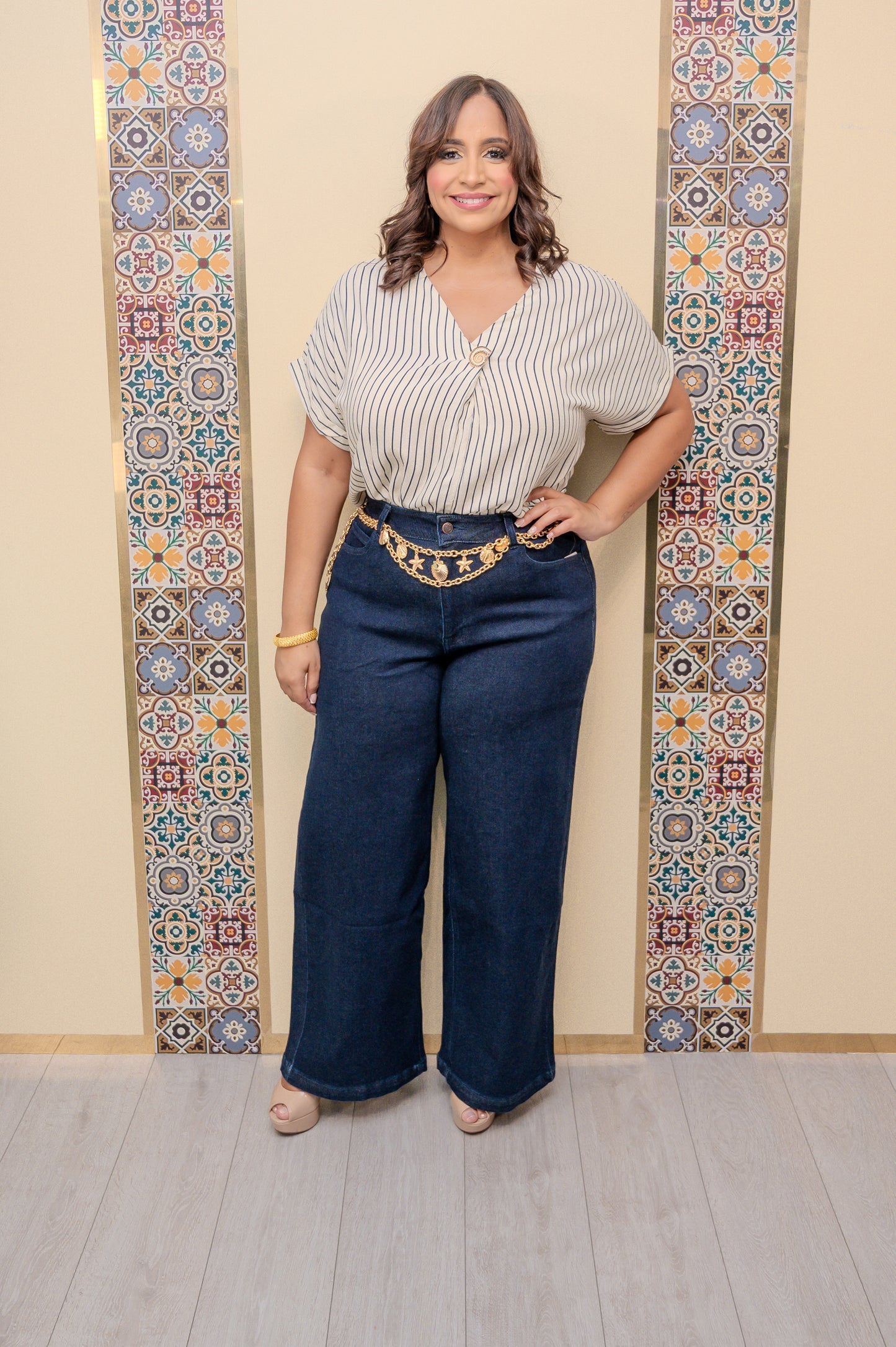Blue Stripes Blouse