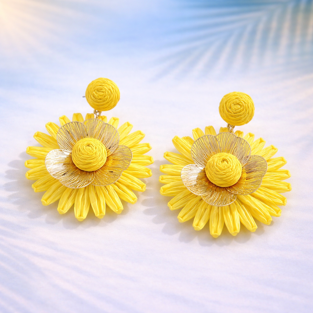 Sunshine Yellow Earrings