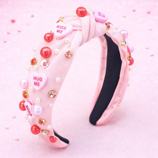 Light Pink Kisses Headband