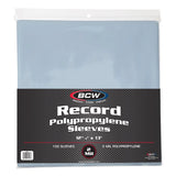 Record Polypreopylene Sleeves 12" Records (100 pcs)