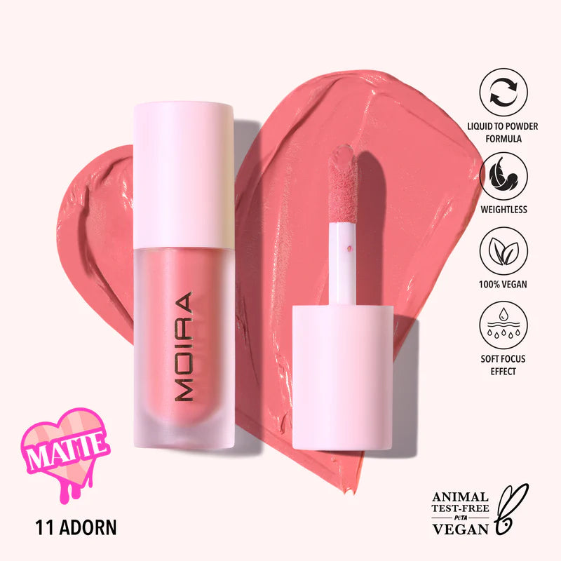 Moira Love Steady Liquid Blush - Adorn