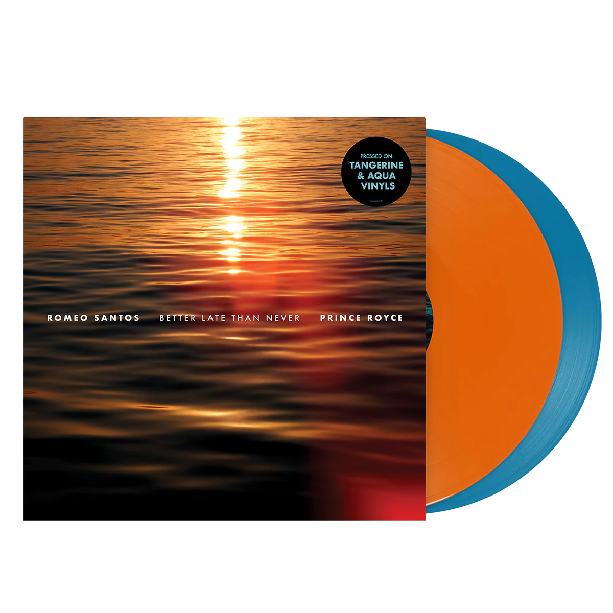 Romeo Santos & Prince Royce - Better Late Than Never (Orange & Aqua) (2 LP)
