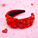 Red Amour Sequin Headband