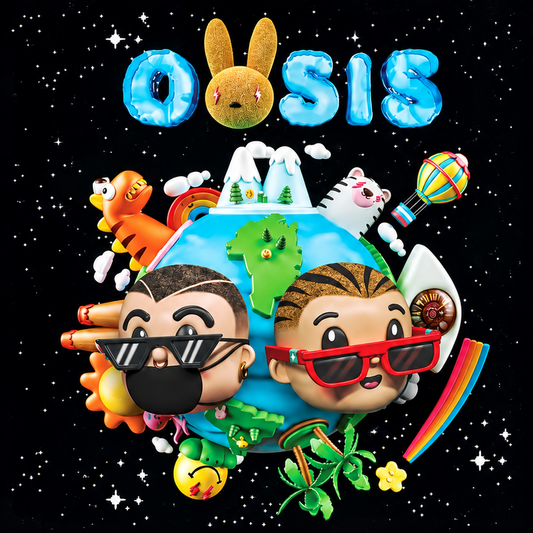 J Balvin & Bad Bunny - Oasis (Limited) (Splatter) + Poster