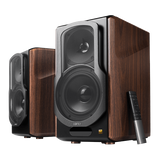 Edifier S2000 Bluetooth Wireless 2.0 Book Shelf Speakers 66 Watts Wood Grain (Brown)