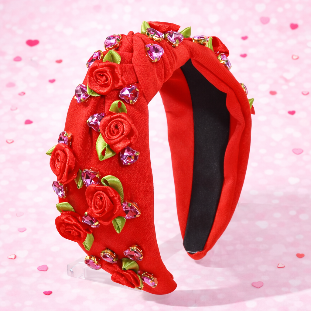 Red Roses Headband