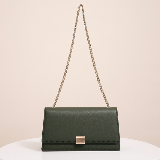 Olive Square Shoulder Bag
