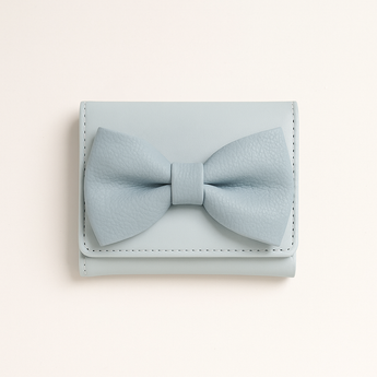 Blue Bow Cardholder