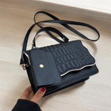 Anna Color Block Flip Cover Shoulder Bag