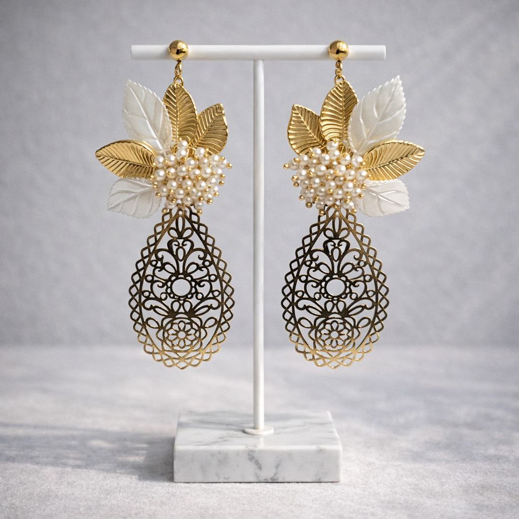 Pearl Blossom Bloom Earrings