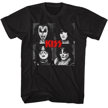 KISS Four Squares Unisex T-Shirt