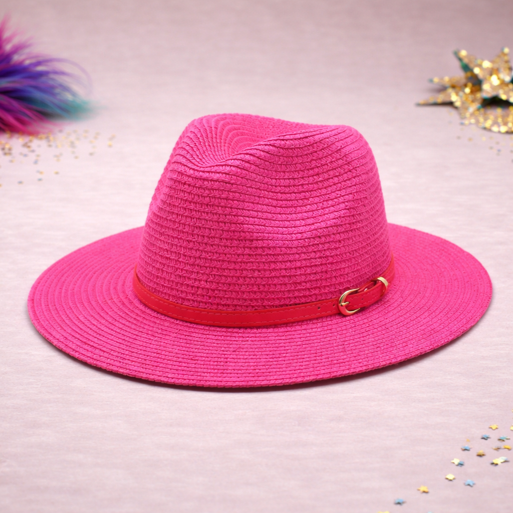 Sold Multi Color Straw Hat