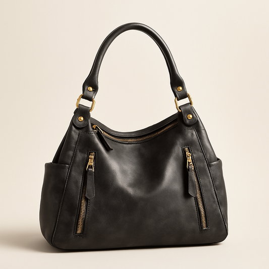 Zipper Shoulder Bag
