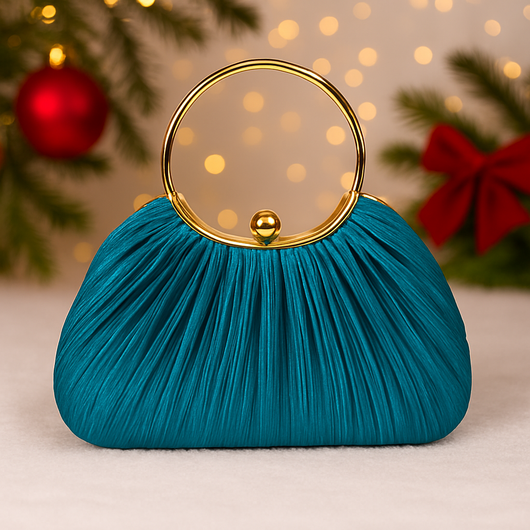 Teal Moonlight Glow Clutch