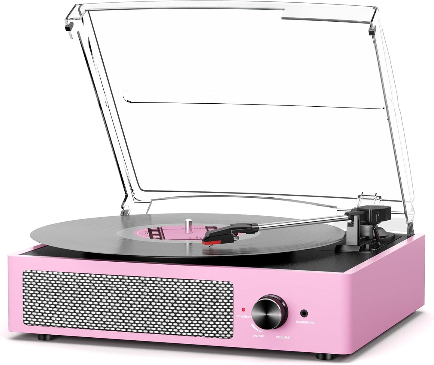 Vinyl Record Player with Speakers