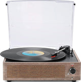 Vinyl Record Player with Speakers