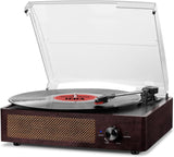 Vinyl Record Player with Speakers