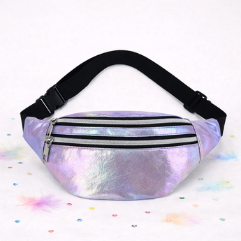 Iridescent Purple Metallic Fanny Pack