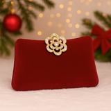 Crimson Rose Clutch