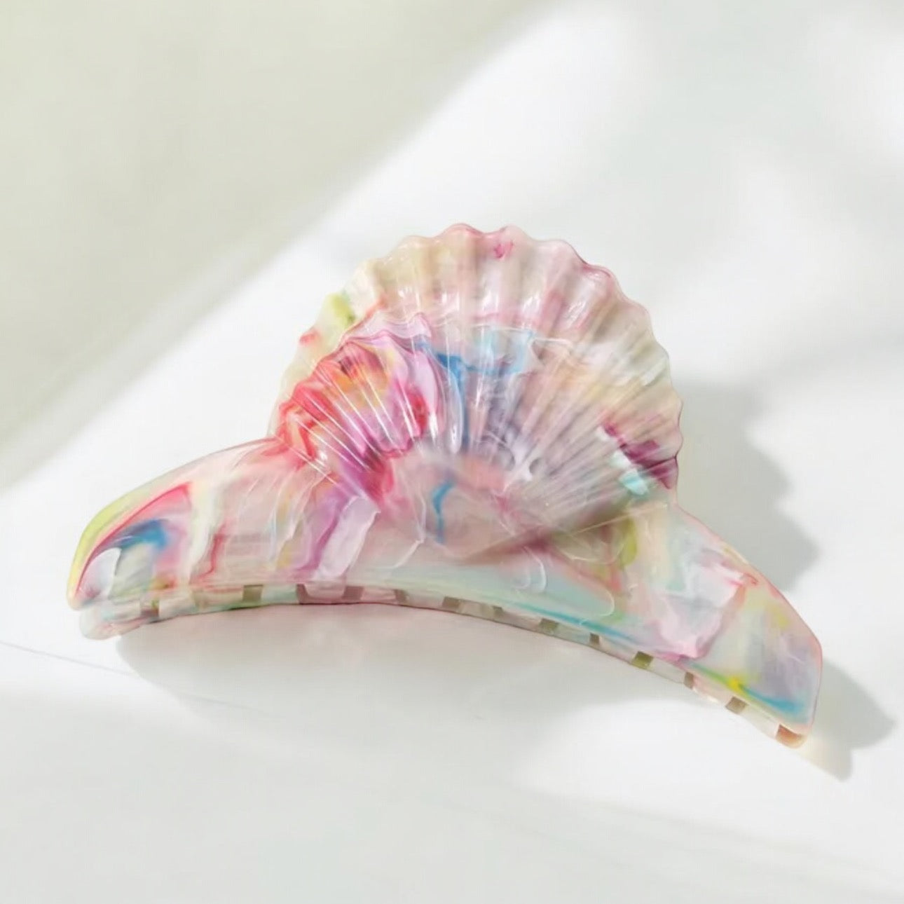Shell Marble Hair Claw