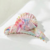 Shell Marble Hair Claw