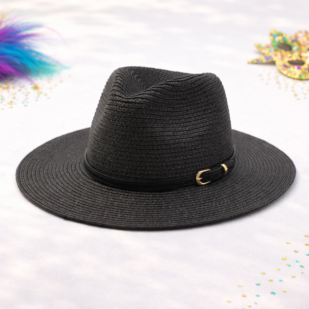 Sold Multi Color Straw Hat