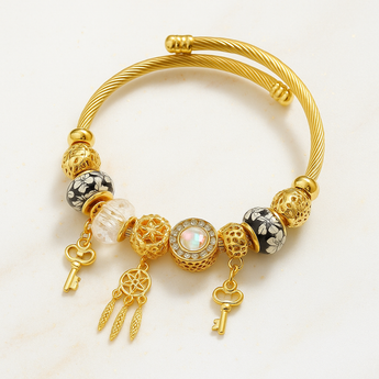 Black Aura Charm Bracelet