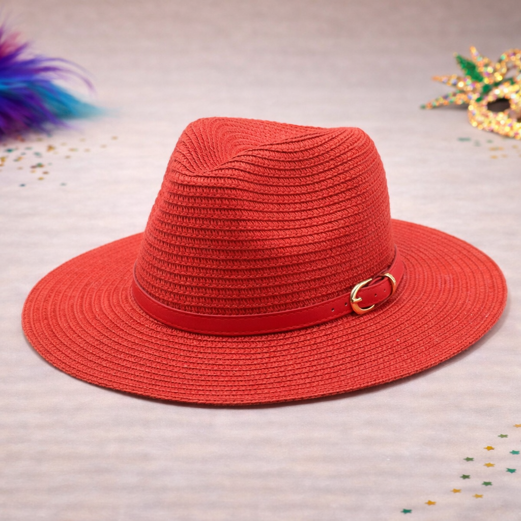 Sold Multi Color Straw Hat