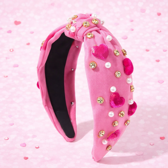 Pink Pillow Heart Headband