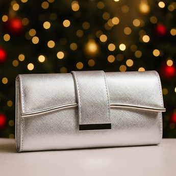 Luna Metallic Clutch