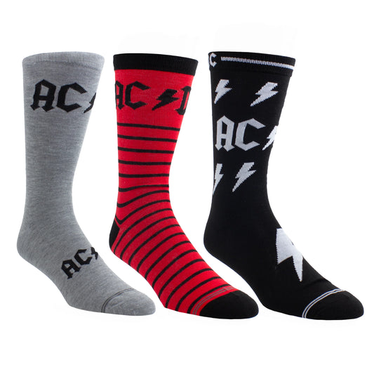 AC/DC Guitar Tin Socks 3 Pack