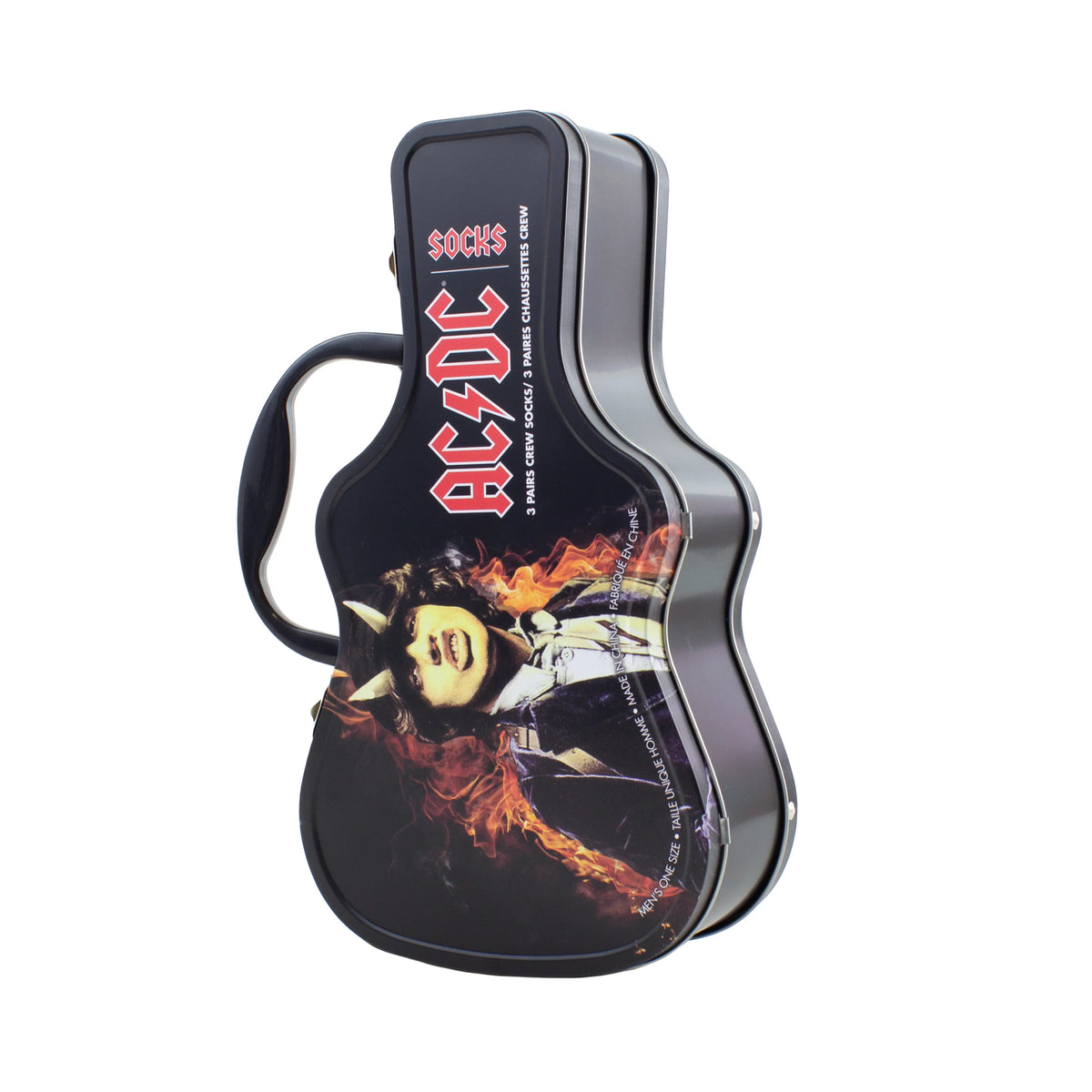 AC/DC Guitar Tin Socks 3 Pack
