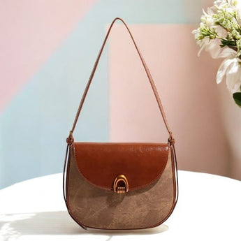 Magnetic Saddle Shoulder Bag