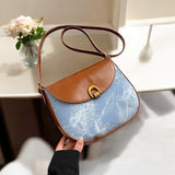 Magnetic Saddle Shoulder Bag