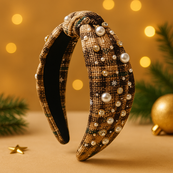Holiday Tweed Royale Headband