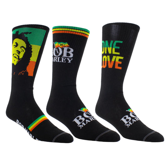 Bob Marley Guitar Tin Socks 3 Pack