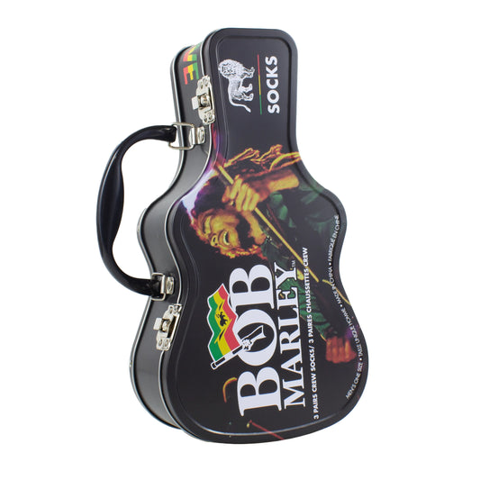 Bob Marley Guitar Tin Socks 3 Pack