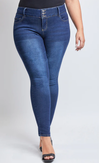 Dark Wash High Rise Skinny Jeans