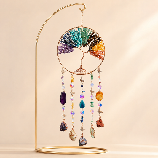 Seven Chakra Tree of Life Wind Chime