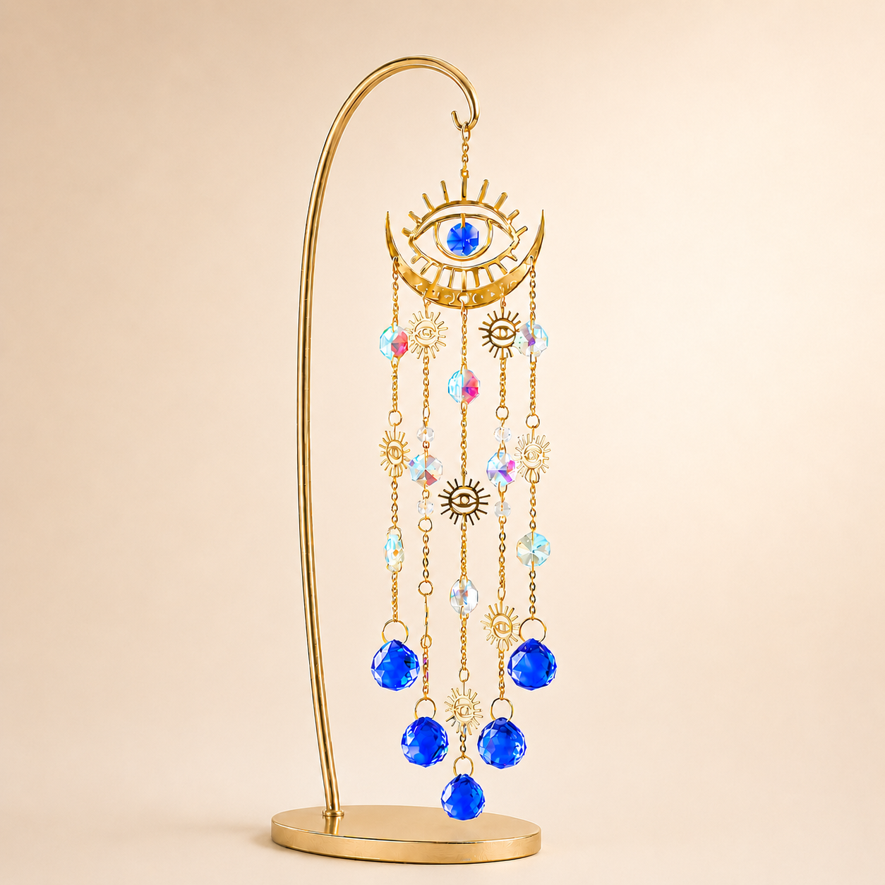 Evil Eye Crystal Protection Suncatcher