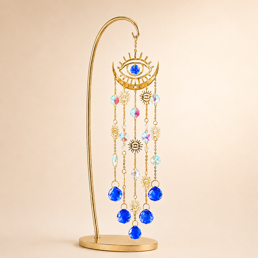Evil Eye Crystal Protection Suncatcher