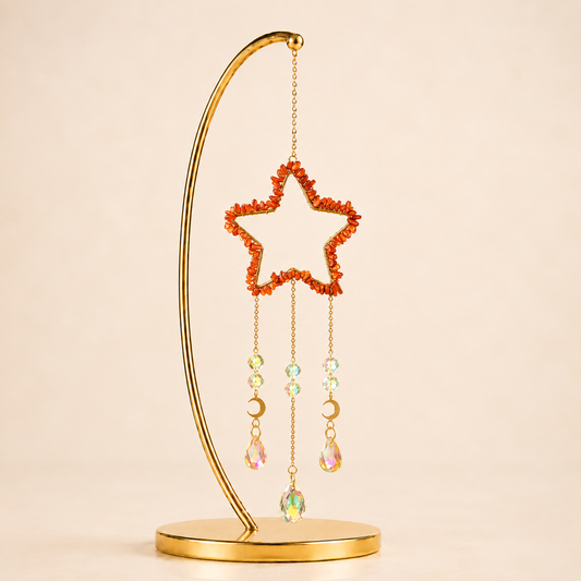 Carnelian Star Wind Chime